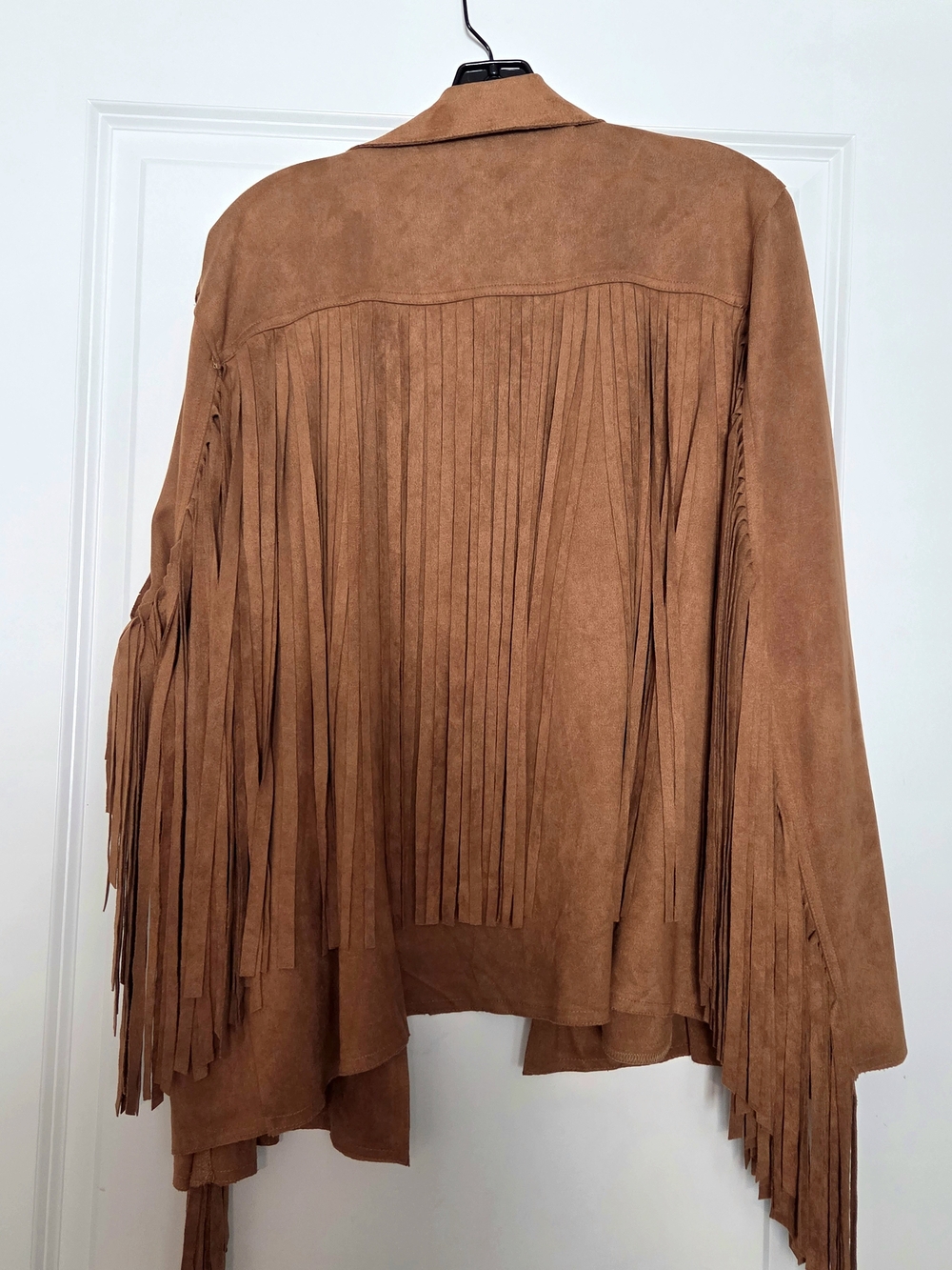 NWOT Fringed Suede Jacket - Brown Women's Coat By Wonderful &Young Western Chic